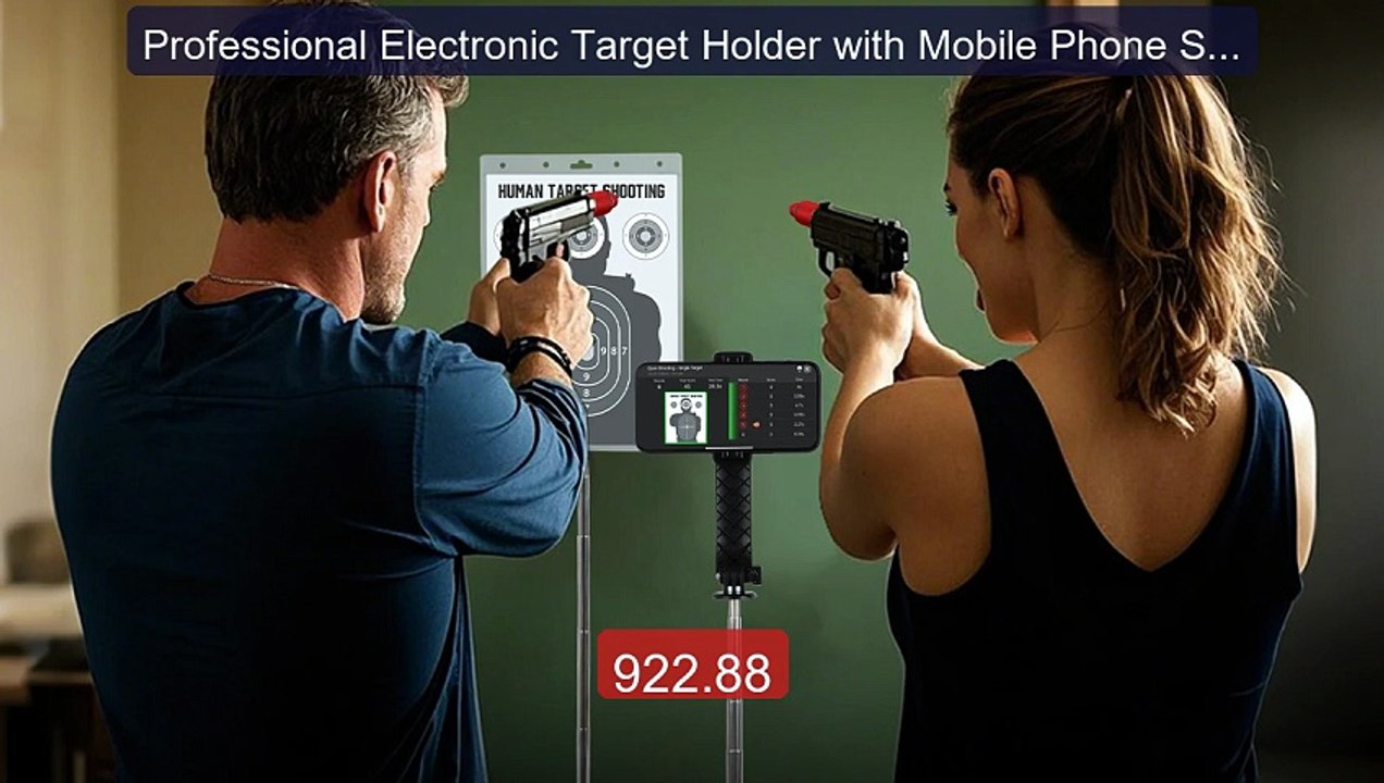 Professional Electronic Target Holder with Mobile Phone Stand ... -- Best Buy 2026 | Great Quality!