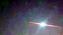 Meteor Seen Over Guadalajara, Mexico - Meteorito visto sobre Guadalajara, México