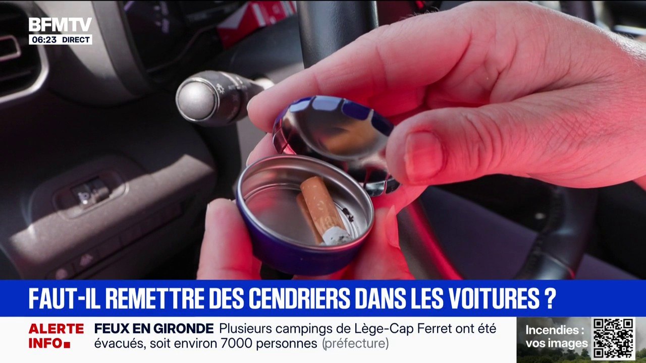 Incendies: faut-il remettre des cendriers dans les voitures?