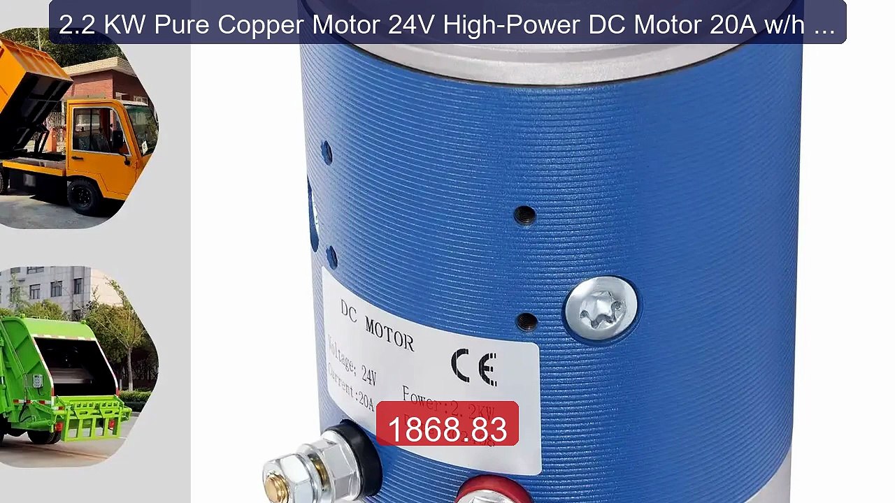2.2 KW Pure Copper Motor 24V High-Power DC Motor 20A w/h 8N.m Rate... -- Best Deal 2026 | Shop Now!