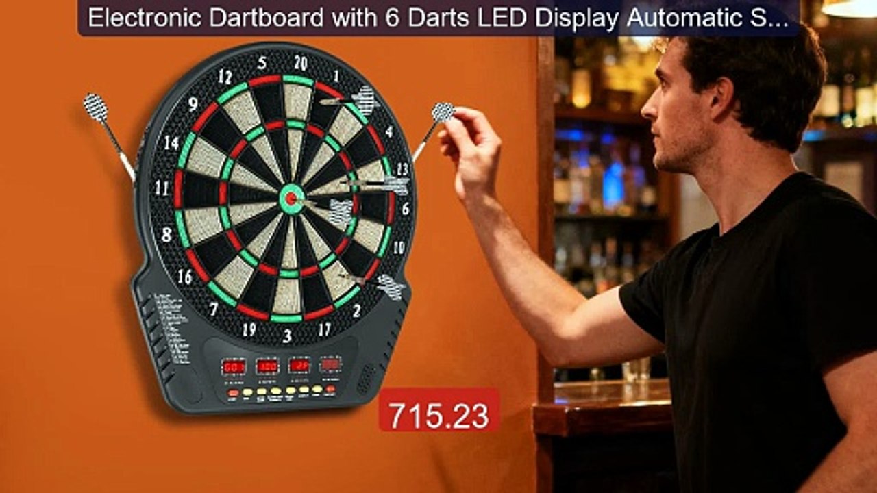 Electronic Dartboard with 6 Darts LED Display Automatic Scoring 27... -- Best Deal 2026 | Shop Now!
