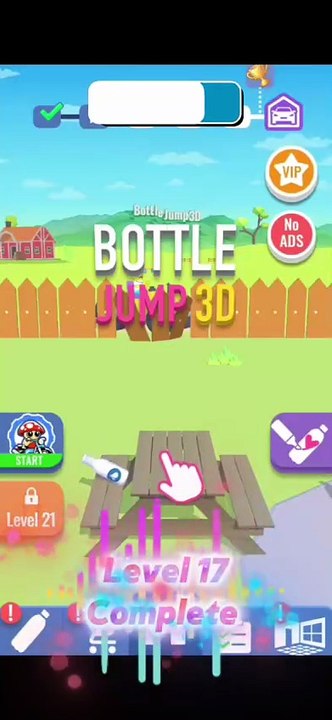 Bottle Jump 3D - Level 17 Complete