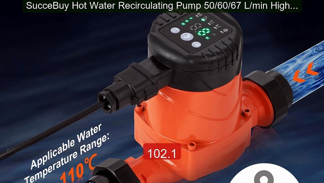 SucceBuy Hot Water Recirculating Pump 50/60/67 L/min High Eff... -- Amazing Value 2026 | Must Have!