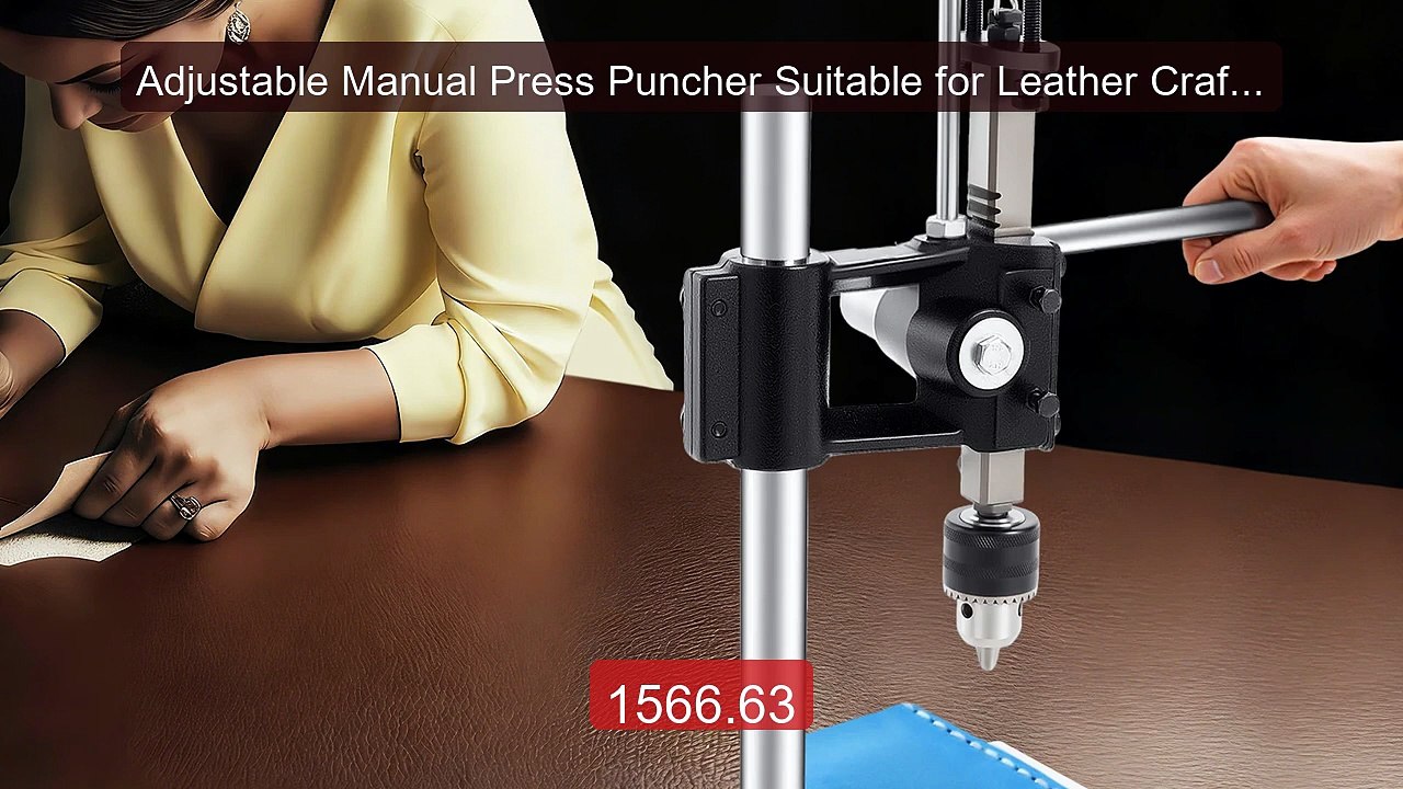 Adjustable Manual Press Puncher Suitable for Leather Crafts... -- Top Pick 2026 | Unbeatable Price!