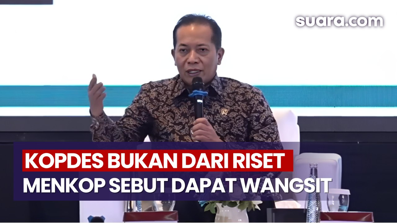 Bukan dari Riset, Menkop Sebut Kopdes Dibentuk karena Prabowo Dapat Wangsit