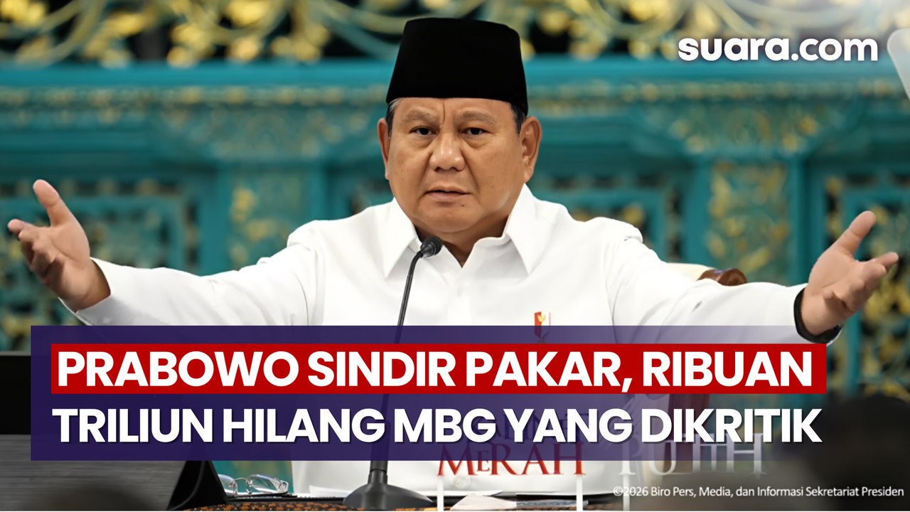 Presiden Prabowo Sindir Pakar: Ribuan Triliun Menguap Diam, MBG Malah Dikritik