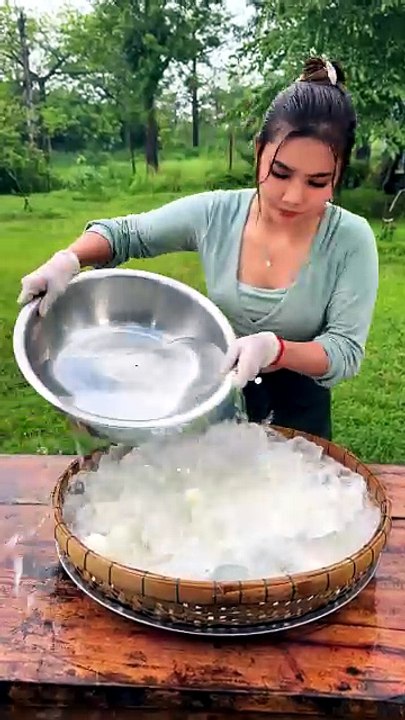 Cooking deep fried crispy egg recipe