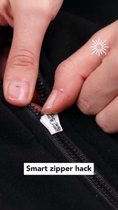 How to easily fix stuck zippers✨