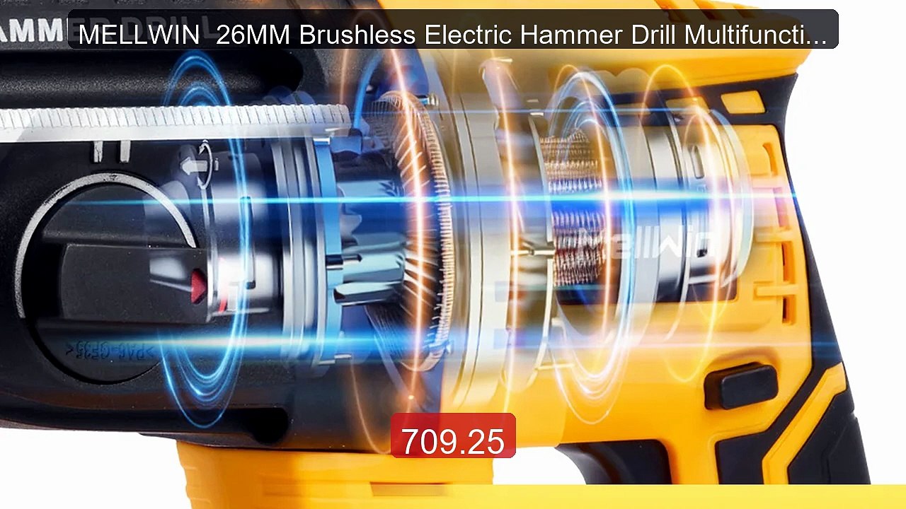 MELLWIN  26MM Brushless Electric Hammer Drill Multifunctional... -- Amazing Value 2026 | Must Have!