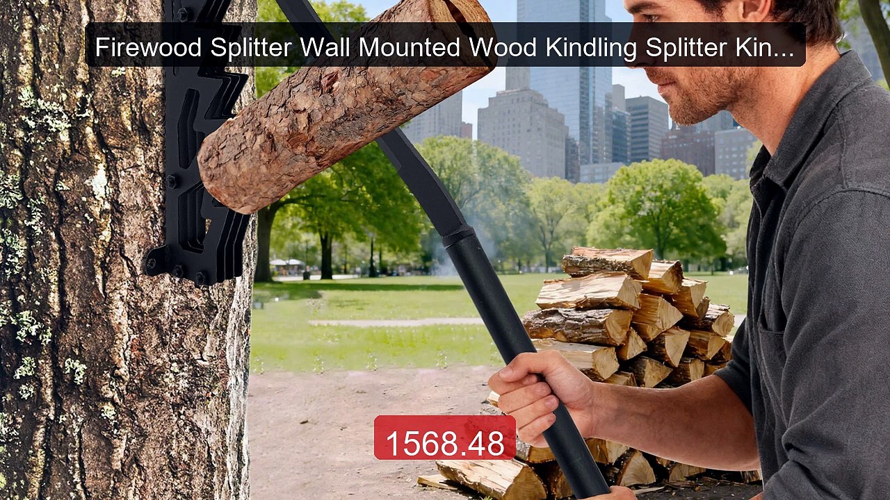 Firewood Splitter Wall Mounted Wood Kindling Splitter Kindling Woo... -- Best Deal 2026 | Shop Now!