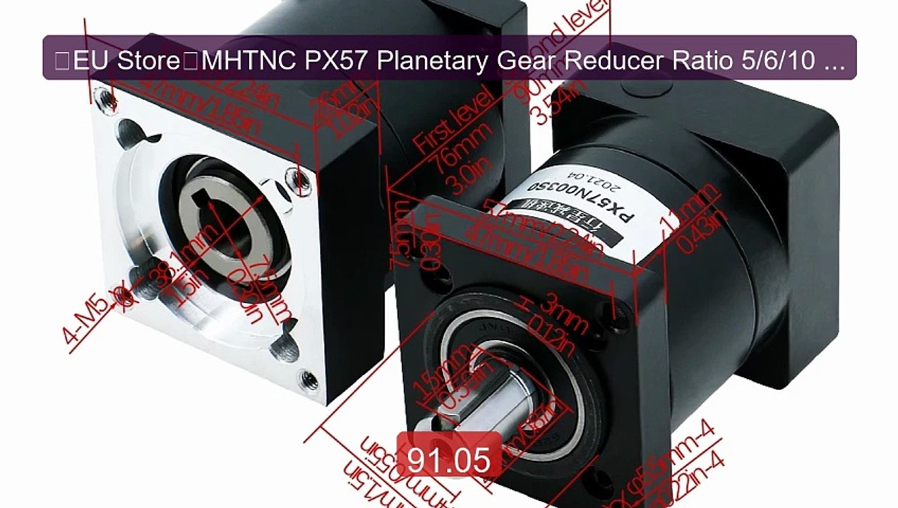 【EU Store】MHTNC PX57 Planetary Gear Reducer Ratio 5/6/10 Suit for N... -- Top Rated 2026 | Buy Now!