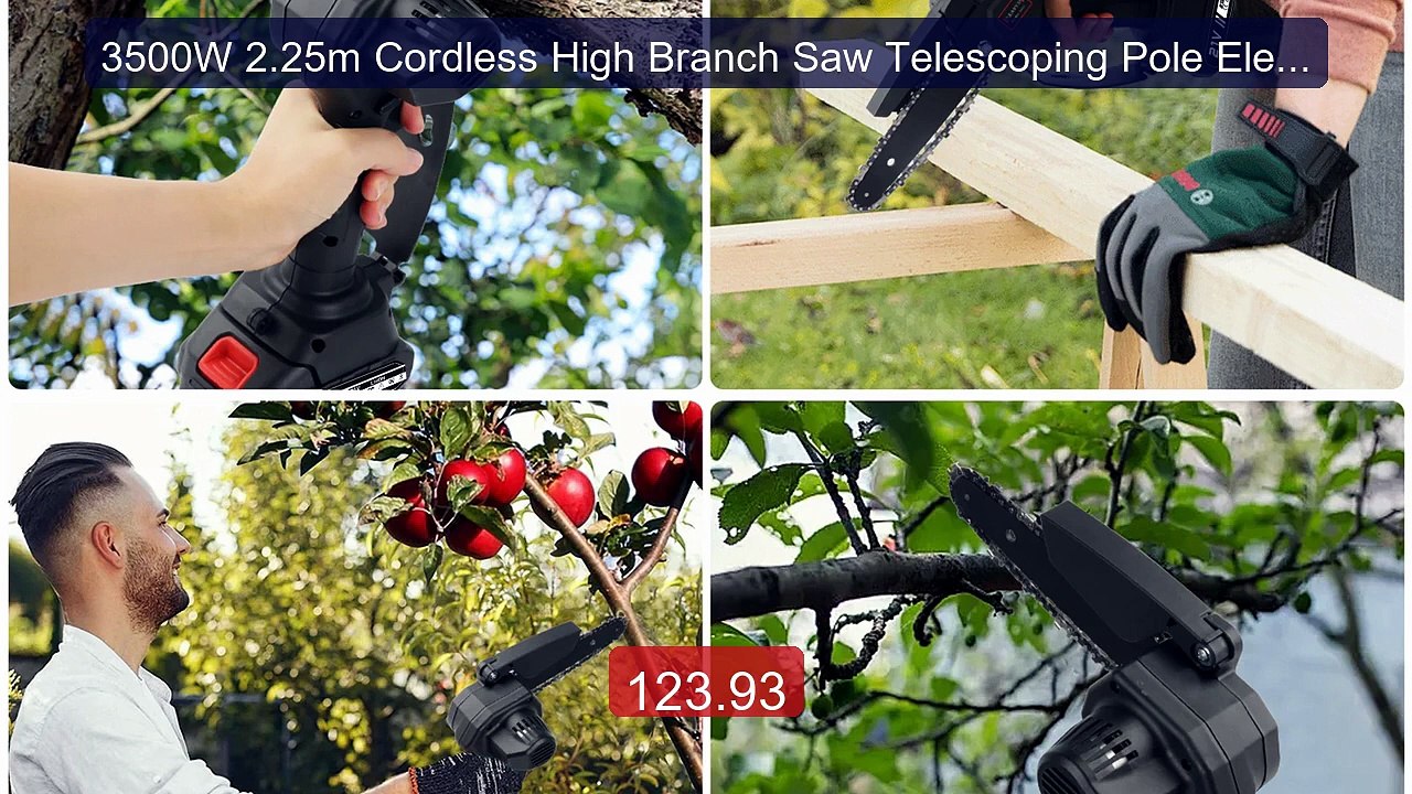 3500W 2.25m Cordless High Branch Saw Telescoping Pole Electric Saw... -- Best Deal 2026 | Shop Now!