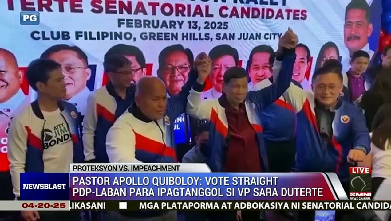 Pastor Quiboloy: Vote straight PDP-Laban para ipagtanggol si VP Sara [Full Movie]