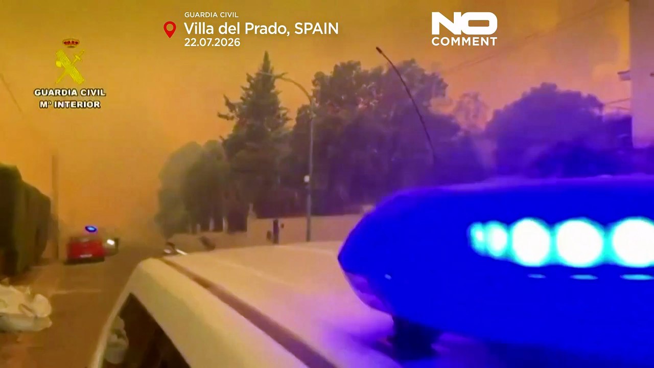 Madrid yakınlarında yangın: İspanyol polisi köyleri tahliye etti