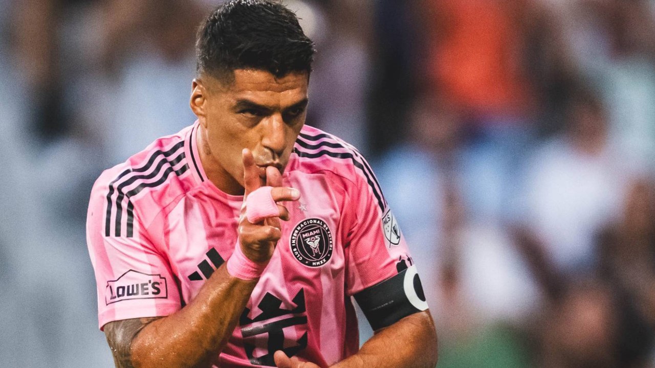 Luis Suárez, centenario en el Inter Miami: sus dos goles para amargar el debut de Lewandowski en la MLS