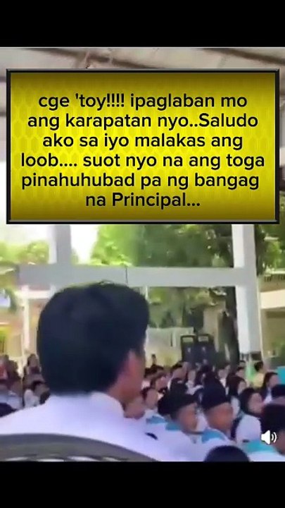 Toga Ordered to Be Removed By The Principal Sparks Commotion at SHS Graduation in Antique [Full Movie]