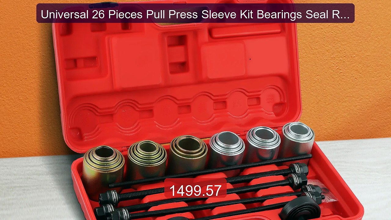 Universal 26 Pieces Pull Press Sleeve Kit Bearings Seal Remov... -- Amazing Value 2026 | Must Have!