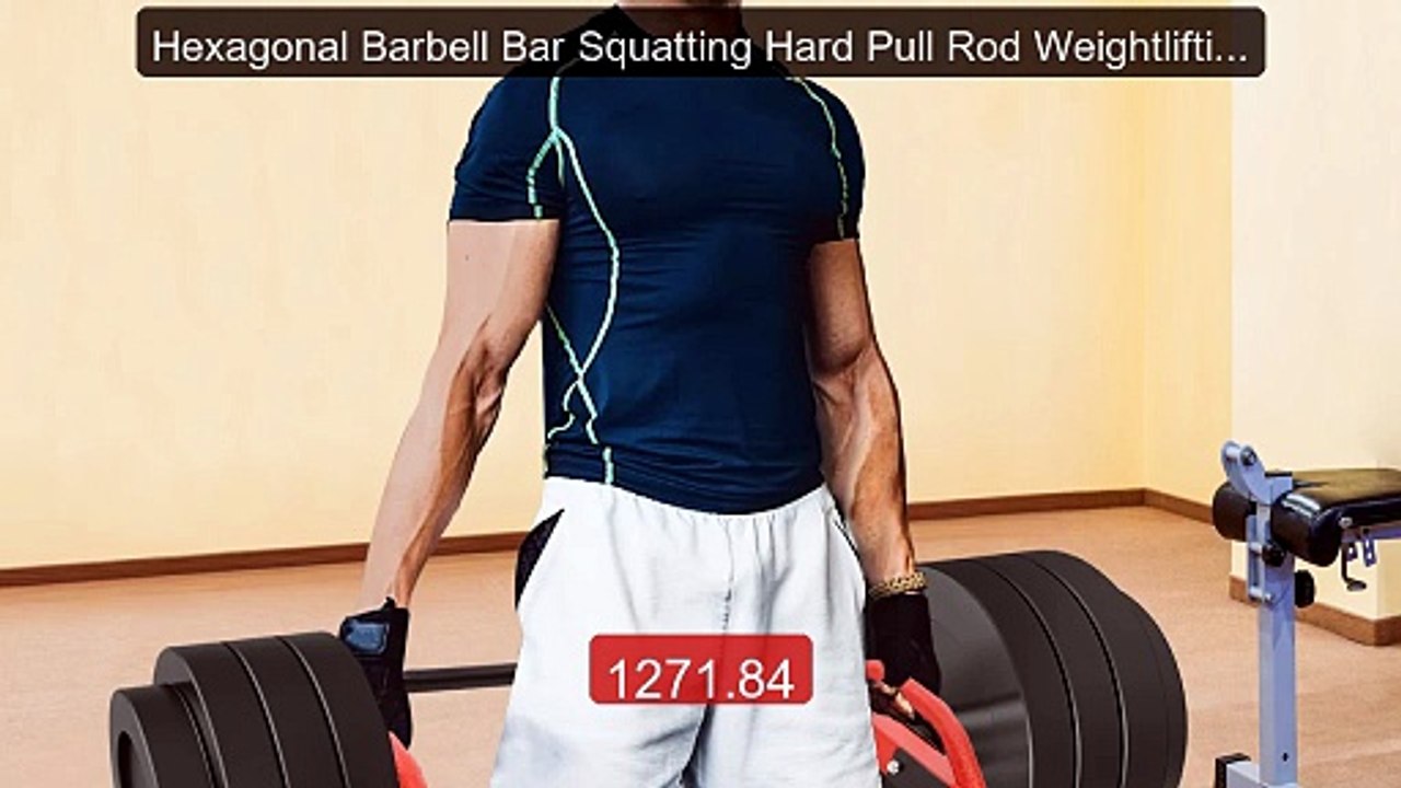 Hexagonal Barbell Bar Squatting Hard Pull Rod Weightlifting Bar Str... -- Top Rated 2026 | Buy Now!