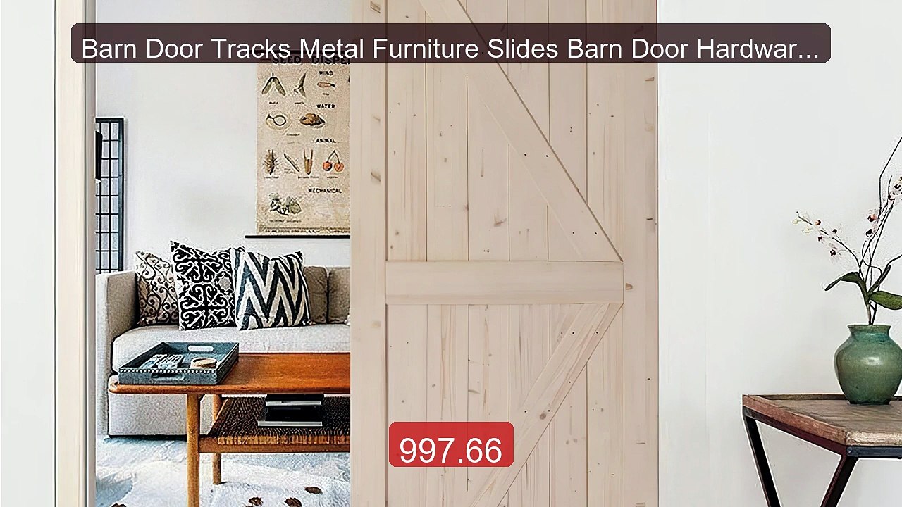 Barn Door Tracks Metal Furniture Slides Barn Door Hardware Hanging... -- Best Deal 2026 | Shop Now!