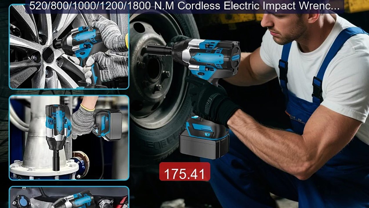 520/800/1000/1200/1800 N.M Cordless Electric Impact Wrench Br... -- Amazing Value 2026 | Must Have!