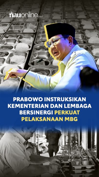 Prabowo Instruksikan Kementerian dan Lembaga Bersinergi Perkuat Pelaksanaan MBG