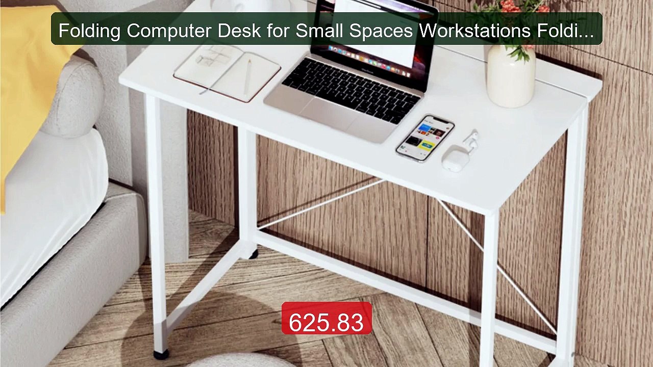 Folding Computer Desk for Small Spaces Workstations Folding Co... -- Best Buy 2026 | Great Quality!