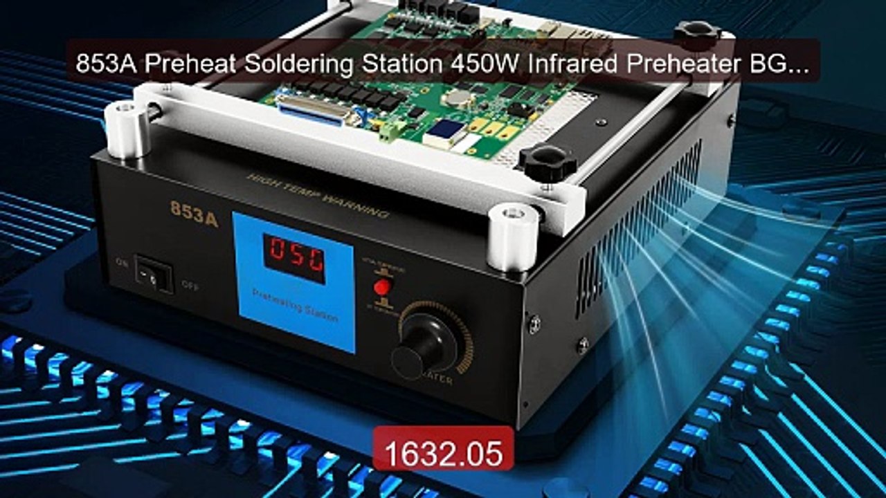 853A Preheat Soldering Station 450W Infrared Preheater BGA Rew... -- Best Buy 2026 | Great Quality!