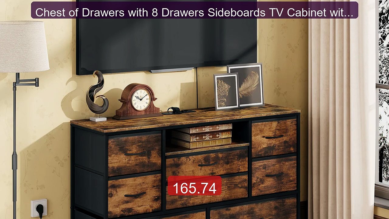 Chest of Drawers with 8 Drawers Sideboards TV Cabinet with ... -- Top Pick 2026 | Unbeatable Price!
