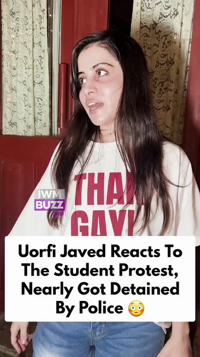 Uorfi Javed Reacts To The Student Protest, Revealing She Nearly Got Detained By Police