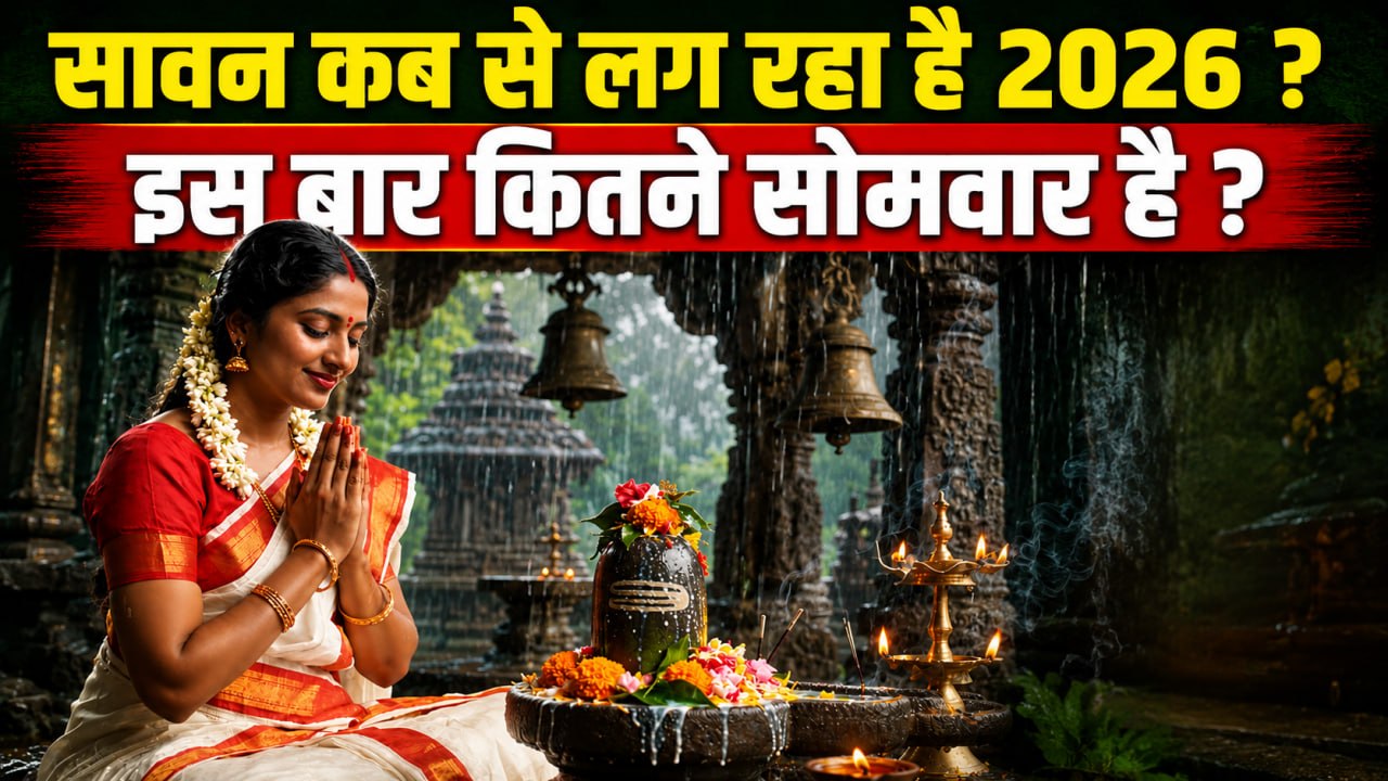 Sawan Start And End Date 2026: सावन कब से लग रहा है,शुरू और खत्म कब होगा,कितने सोमवार है ?