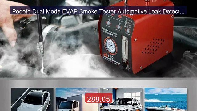 Podofo Dual Mode EVAP Smoke Tester Automotive Leak Detector With L... Best Deal 2026 | Shop Now!