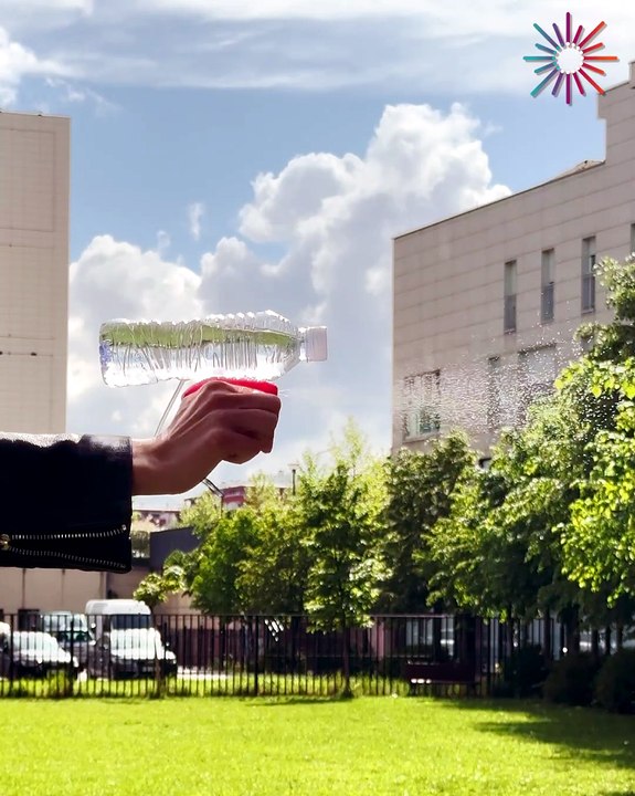 Water spray plastic bottle!