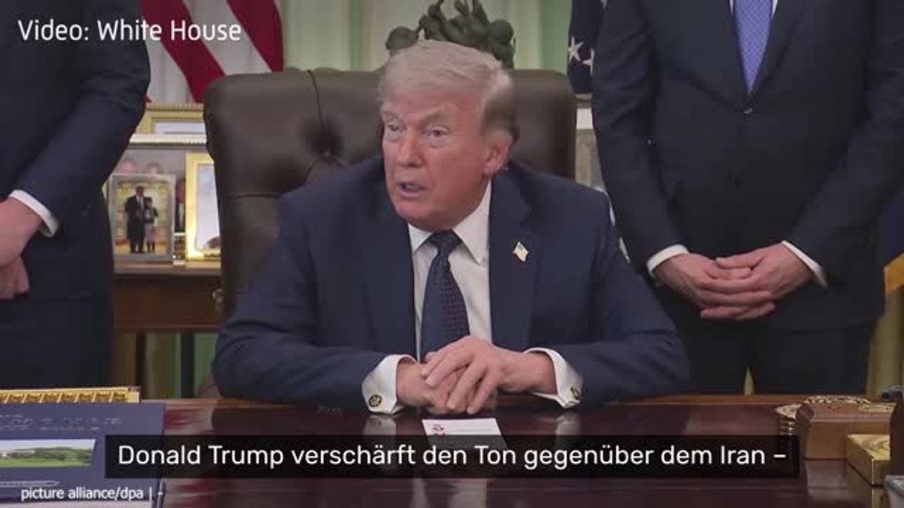 Donald Trump: 'Sie werden dezimiert' – US-Präsident verschärft Iran-Drohung