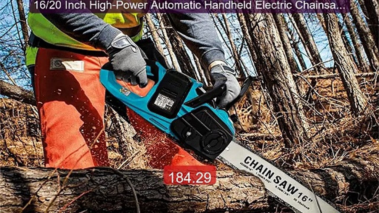 16/20 Inch High-Power Automatic Handheld Electric Chainsaw Cordles... -- Best Deal 2026 | Shop Now!