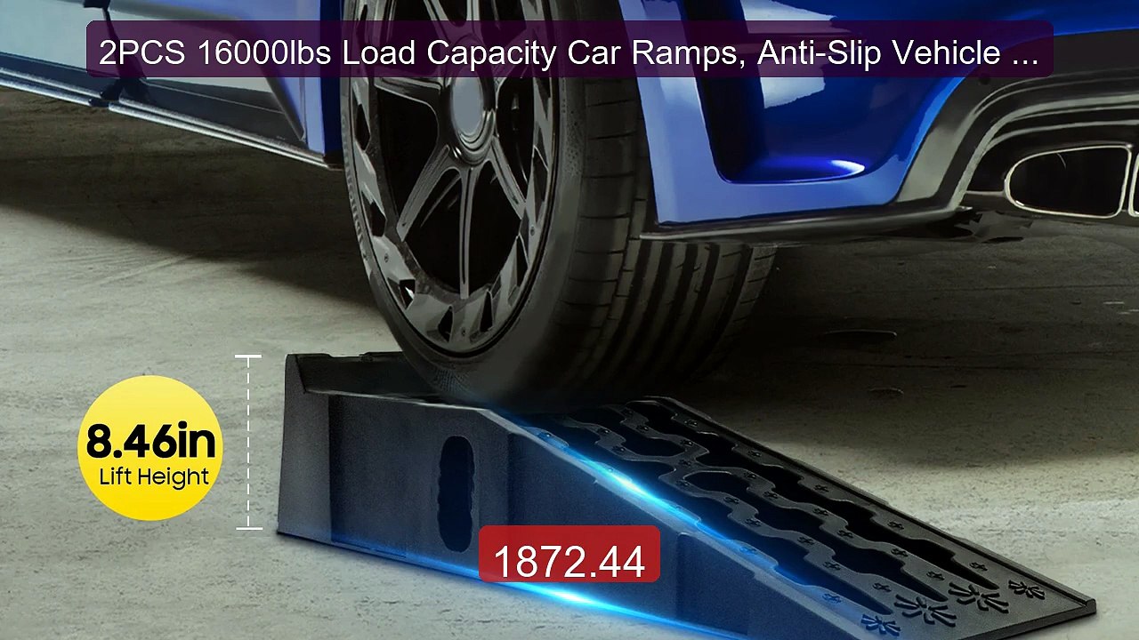 2PCS 16000lbs Load Capacity Car Ramps, Anti-Slip Vehicle Service R... -- Best Deal 2026 | Shop Now!
