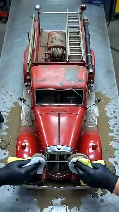 Fire_truck_restoration_transform #restoration
