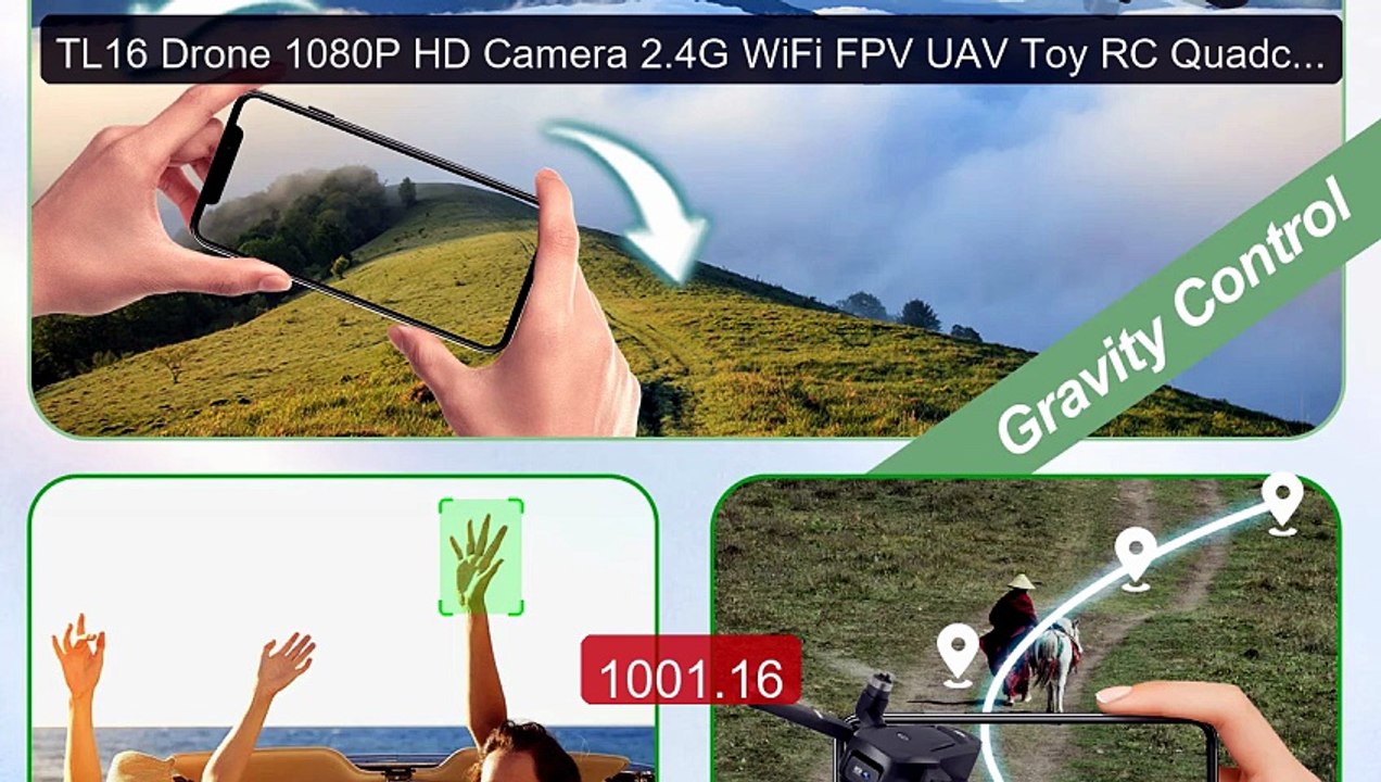 TL16 Drone 1080P HD Camera 2.4G WiFi FPV UAV Toy RC Quadcopter... -- Hot Deal 2026 | Limited Offer!
