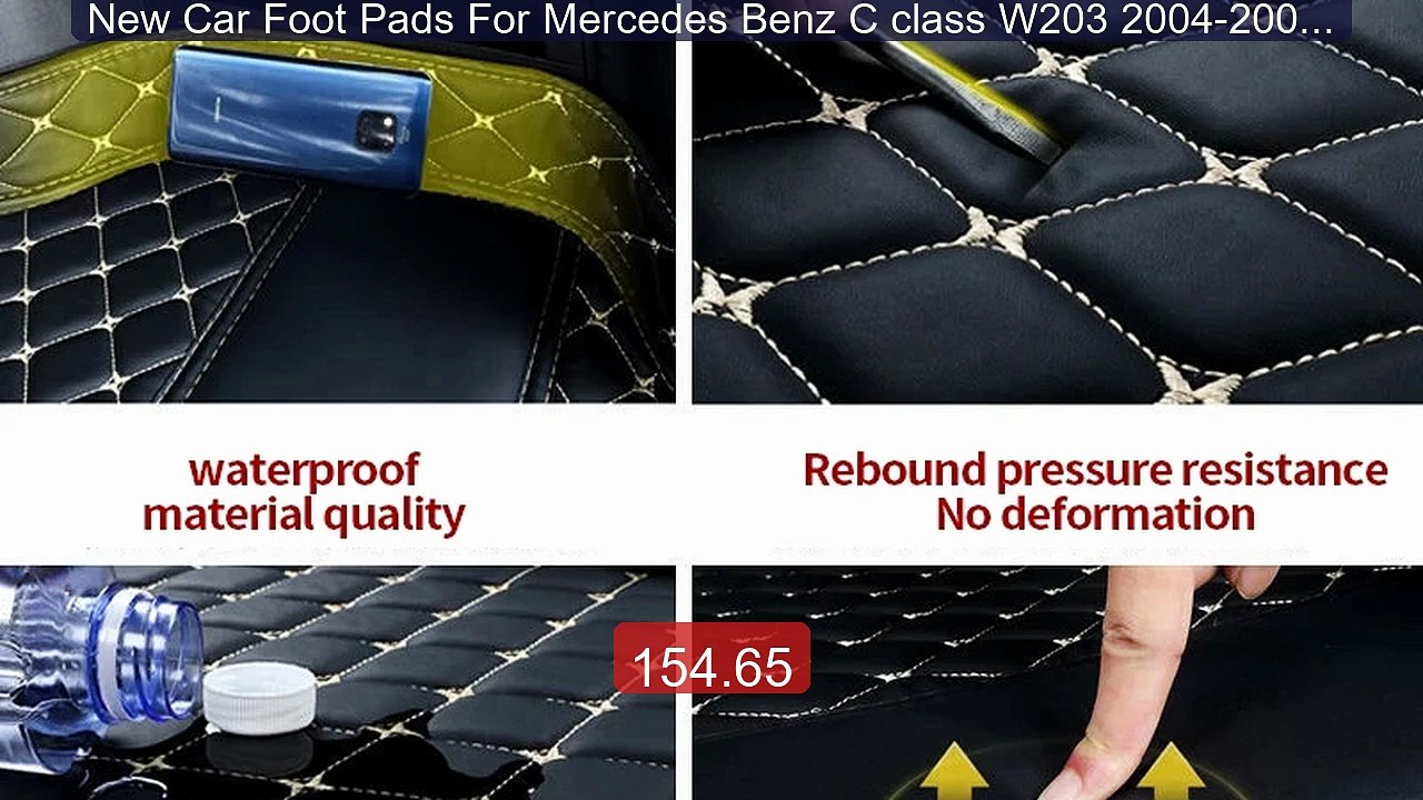 New Car Foot Pads For Mercedes Benz C class W203 2004-2007 W20... -- Best Buy 2026 | Great Quality!