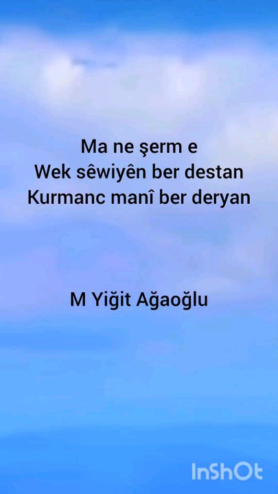 Ma ne şerm e