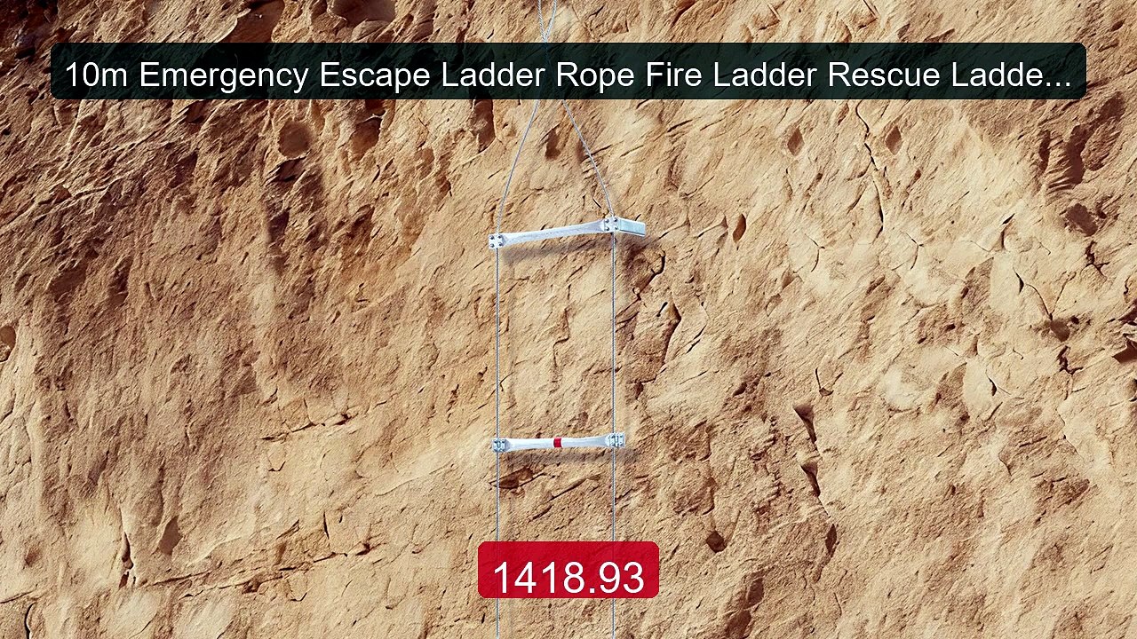 10m Emergency Escape Ladder Rope Fire Ladder Rescue Ladder Fir... -- Best Buy 2026 | Great Quality!