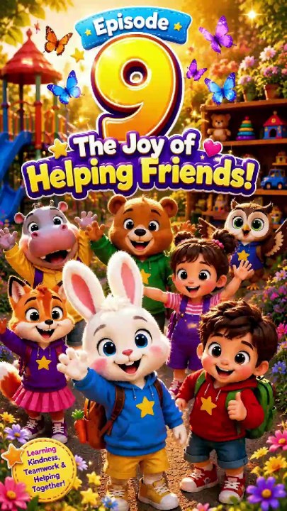 Helping Friends Song for Kids 🤝 | Learn Kindness & Teamwork | Tiny Treasures Adventures Episode 9