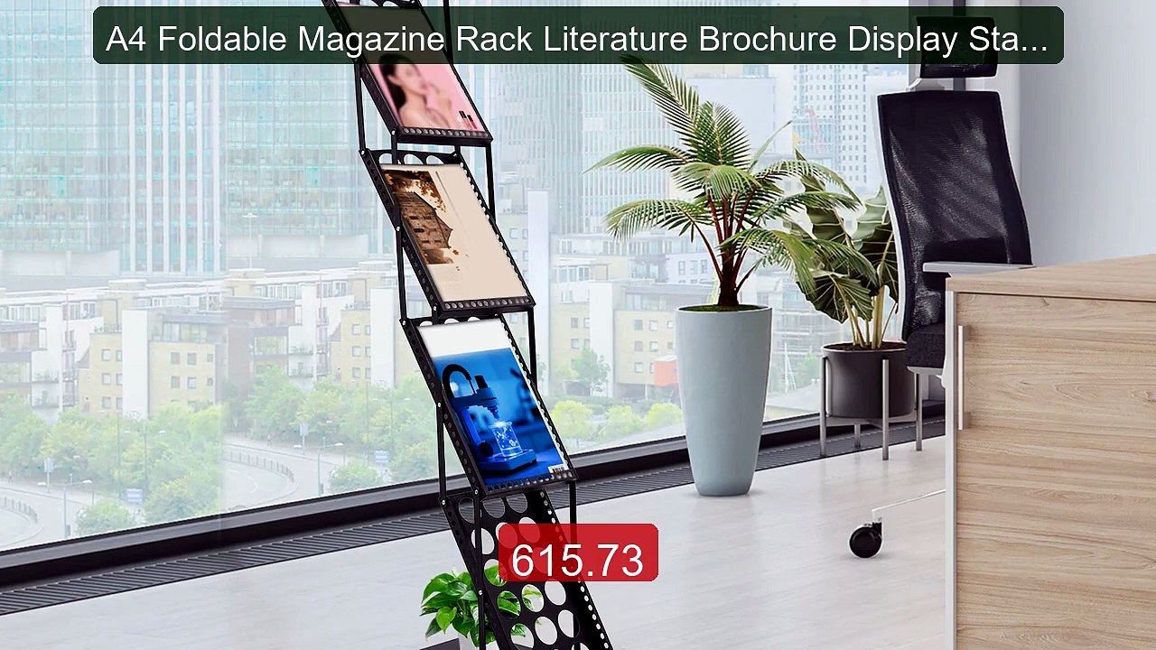 A4 Foldable Magazine Rack Literature Brochure Display Stand... -- Top Pick 2026 | Unbeatable Price!