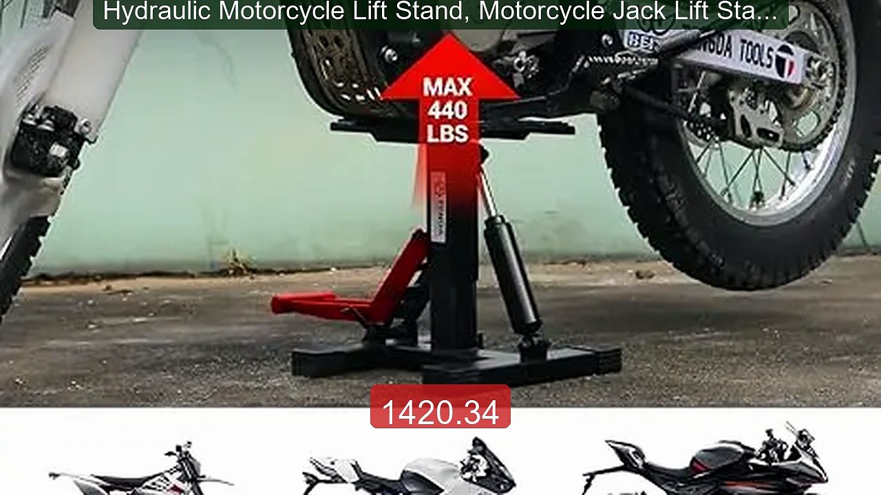 Hydraulic Motorcycle Lift Stand, Motorcycle Jack Lift Stand 44... -- Best Buy 2026 | Great Quality!