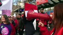 Victorian teachers on strike today after rejected latest pay offer