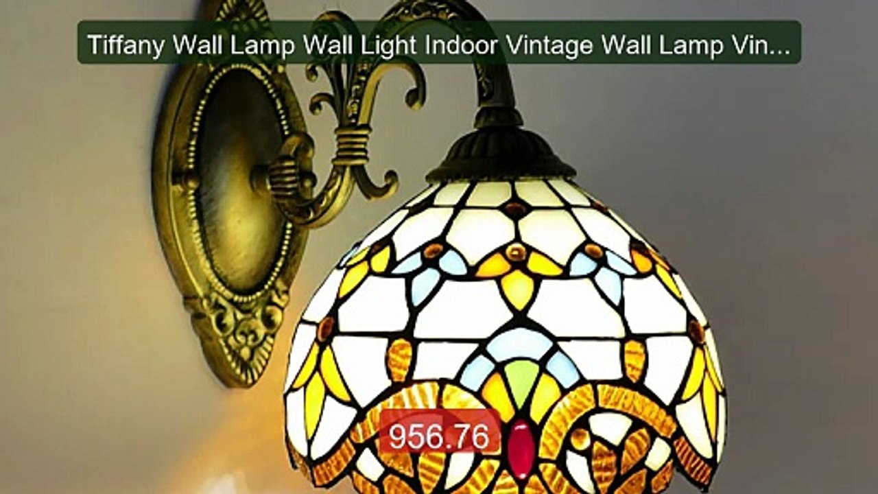 Tiffany Wall Lamp Wall Light Indoor Vintage Wall Lamp Vintage Lamp ... -- Top Rated 2026 | Buy Now!