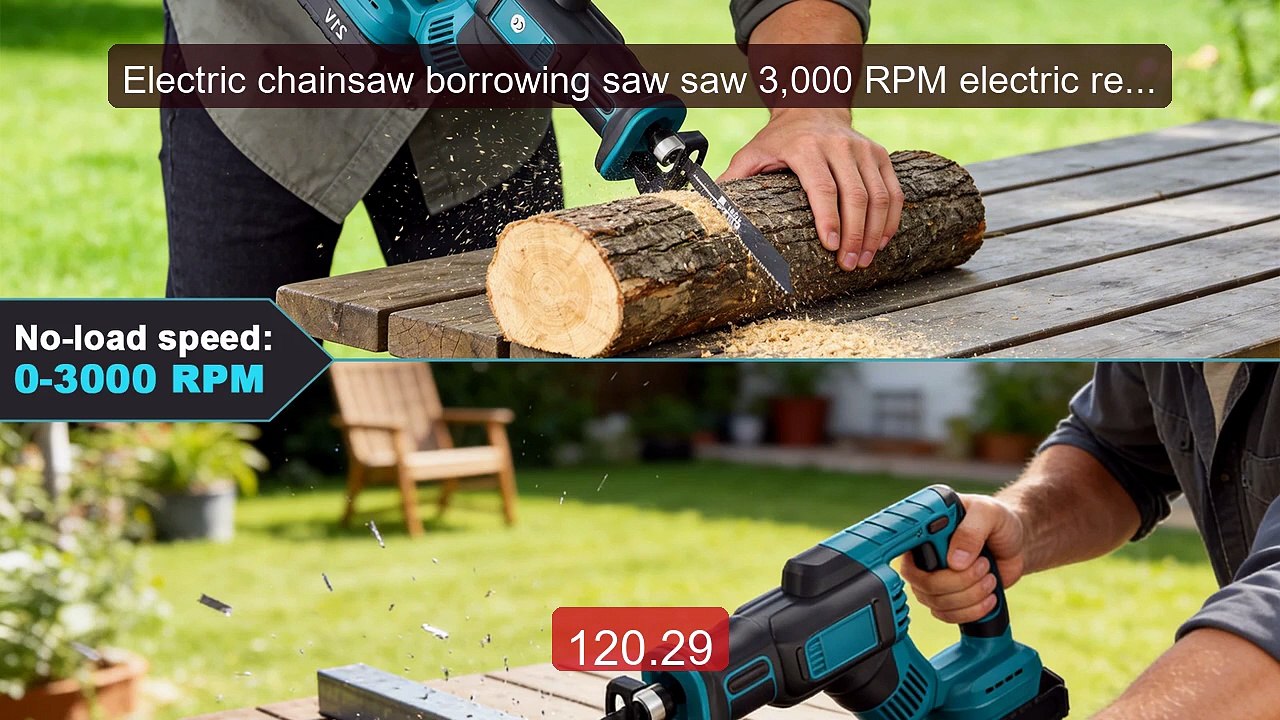 Electric chainsaw borrowing saw saw 3,000 RPM electric recipropatin... -- Top Rated 2026 | Buy Now!