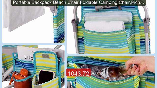 Portable Backpack Beach Chair,Foldable Camping Chair,Picnic C... Amazing Value 2026 | Must Have!