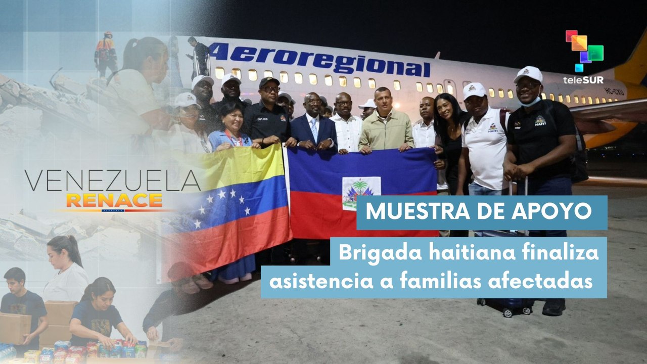 Misión haitiana deja huella de solidaridad tras los sismos en Venezuela