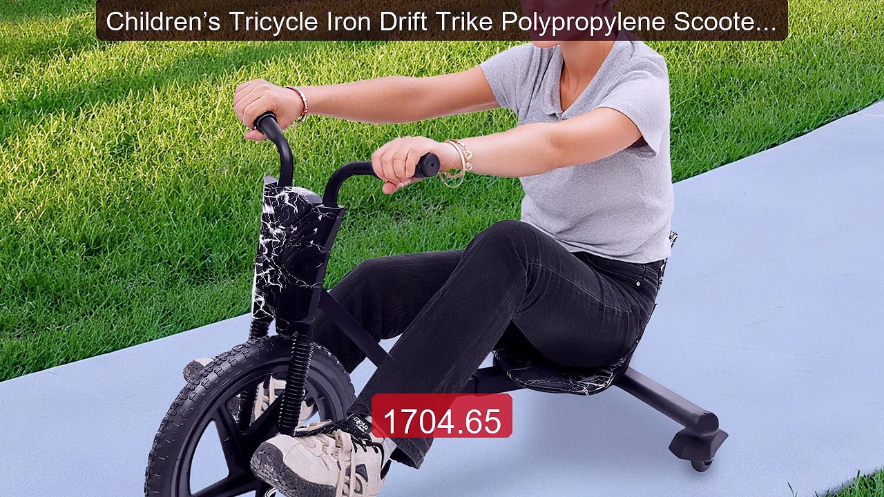 Children’s Tricycle Iron Drift Trike Polypropylene Scooter 3 W... -- Best Buy 2026 | Great Quality!