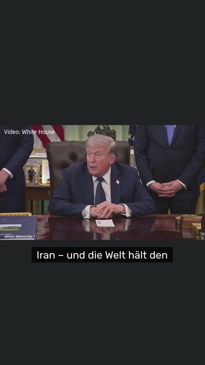 No Glomex Donald Trump: 'Sie werden dezimiert' – US-Präsident verschärft Iran-Drohung